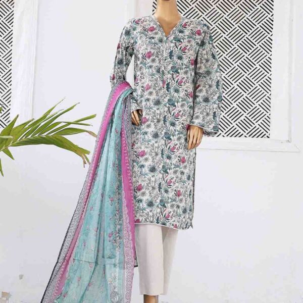 Unstitched 2 Piece Printed Khaddar