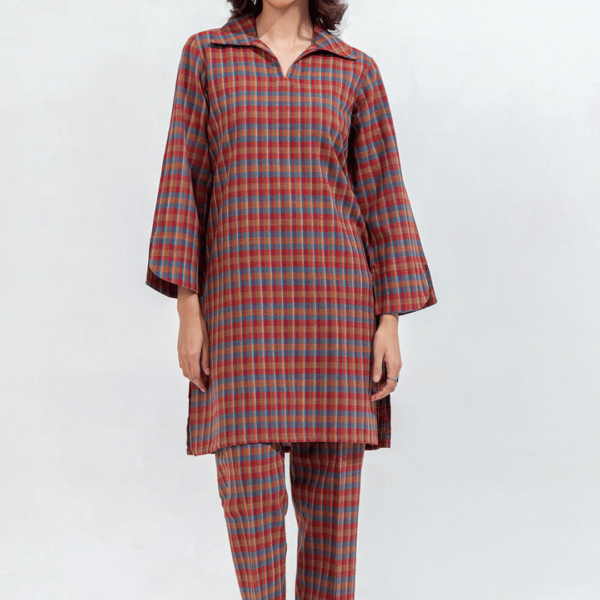 Unstitched Printed Khaddar 2 Piece