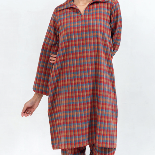 Unstitched Printed Khaddar 2 Piece - Image 2