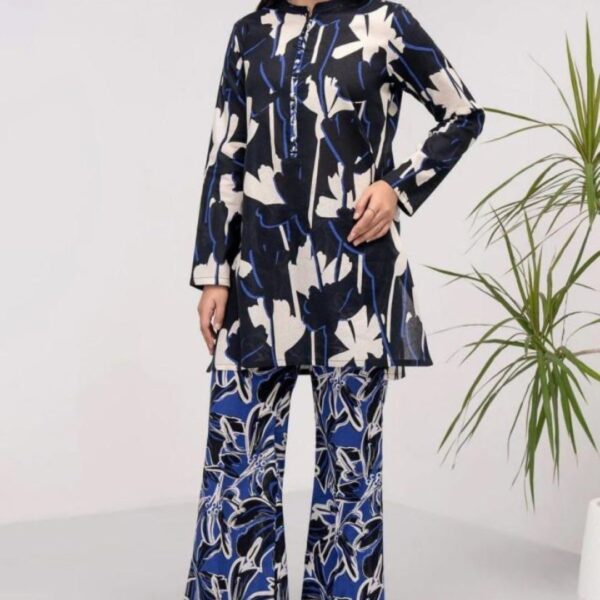 Unstitched 2 Piece Printed Khaddar